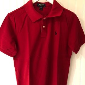 Boys Cotton Mesh Polo Shirt